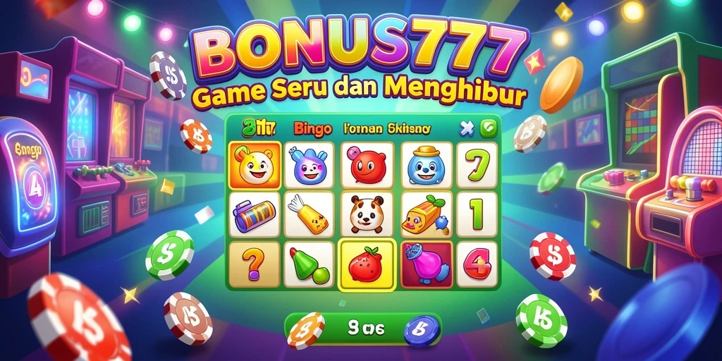 Tampilan gameplay Bingo BONUS777 yang menarik dan mengasyikkan.