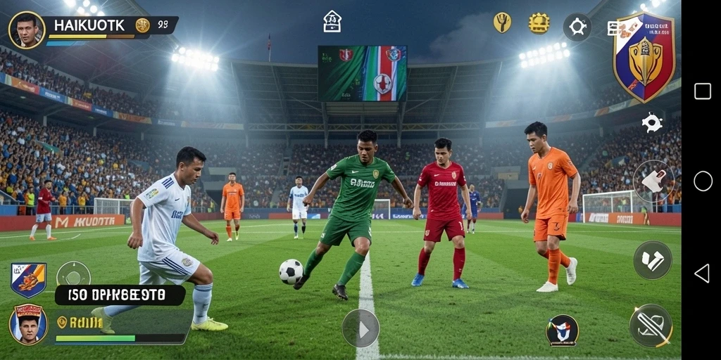 Tampilan gameplay HAIKUOTK yang mendebarkan dengan grafis berkualitas tinggi.