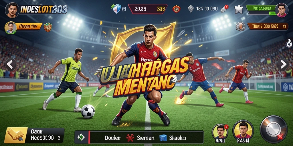 Screenshot gameplay INDESLOT303 menampilkan aksi olahraga yang seru.