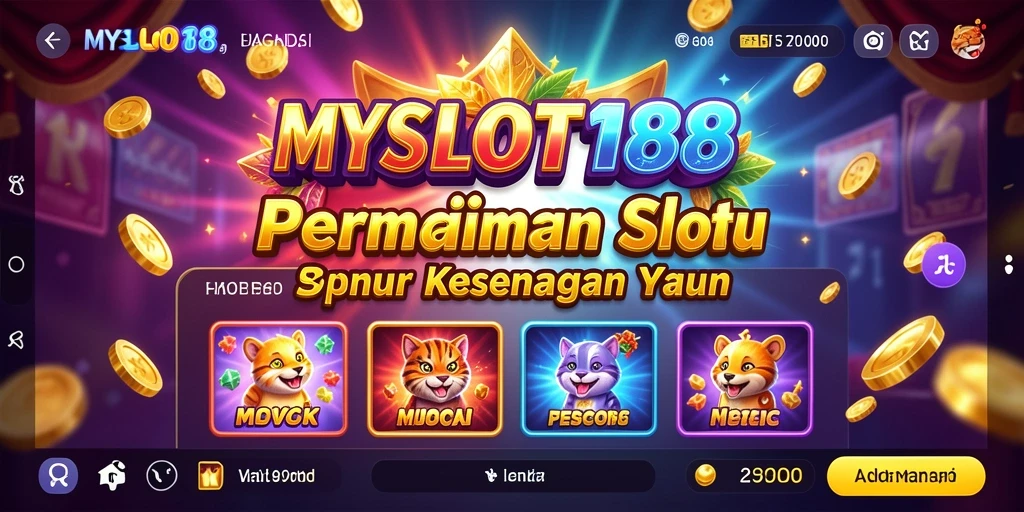 Screenshot gameplay MYSLOT188 menunjukkan keseruan bermain slot.