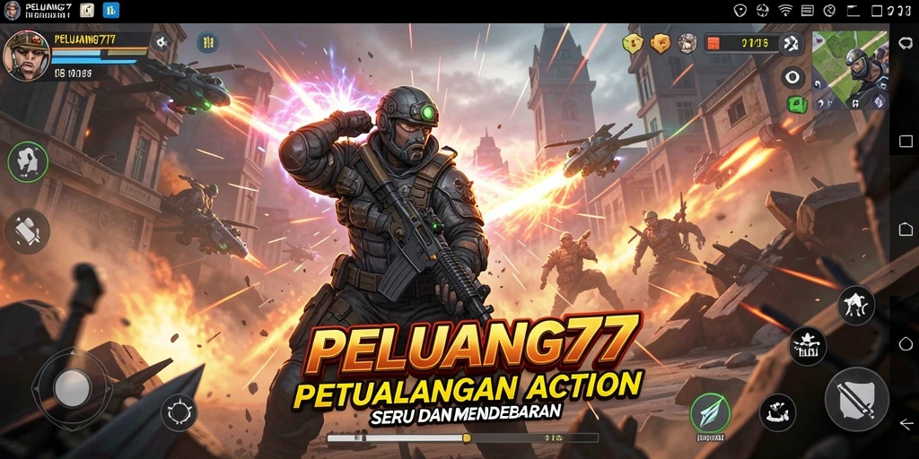 Tampilan gameplay mendebarkan dari PELUANG77