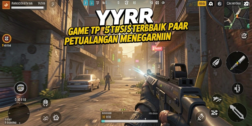 Tampilan gameplay seru dalam permainan TPS YYRR.